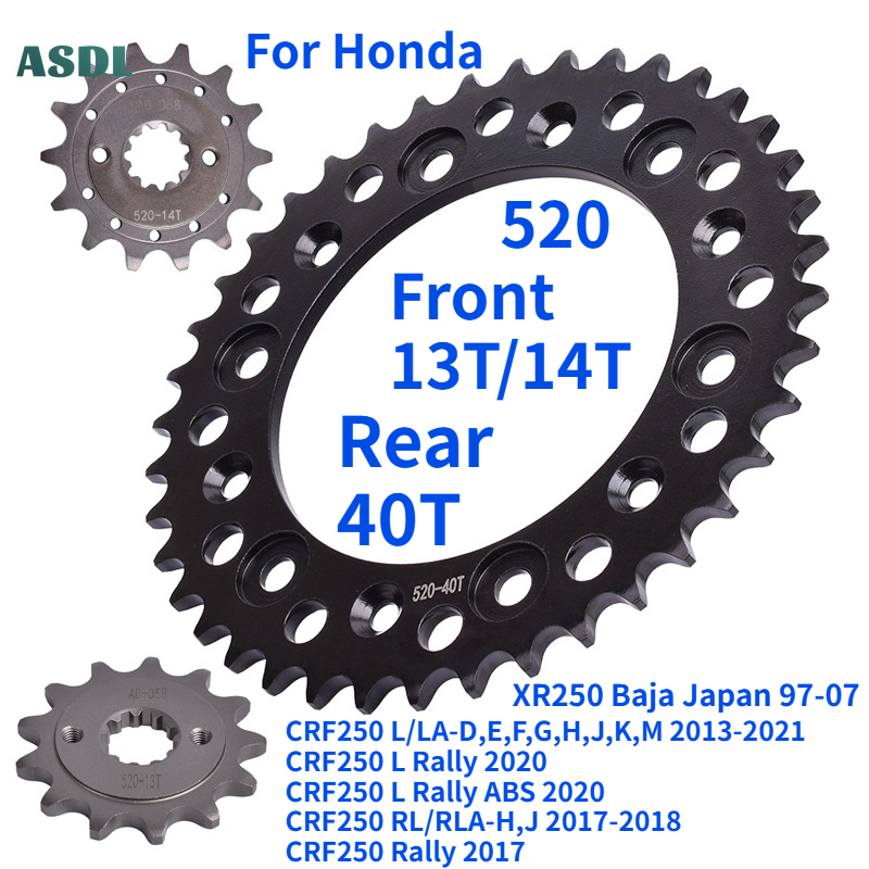 Motorcycle Gear Japan - Roda dentada dianteira e traseira para
