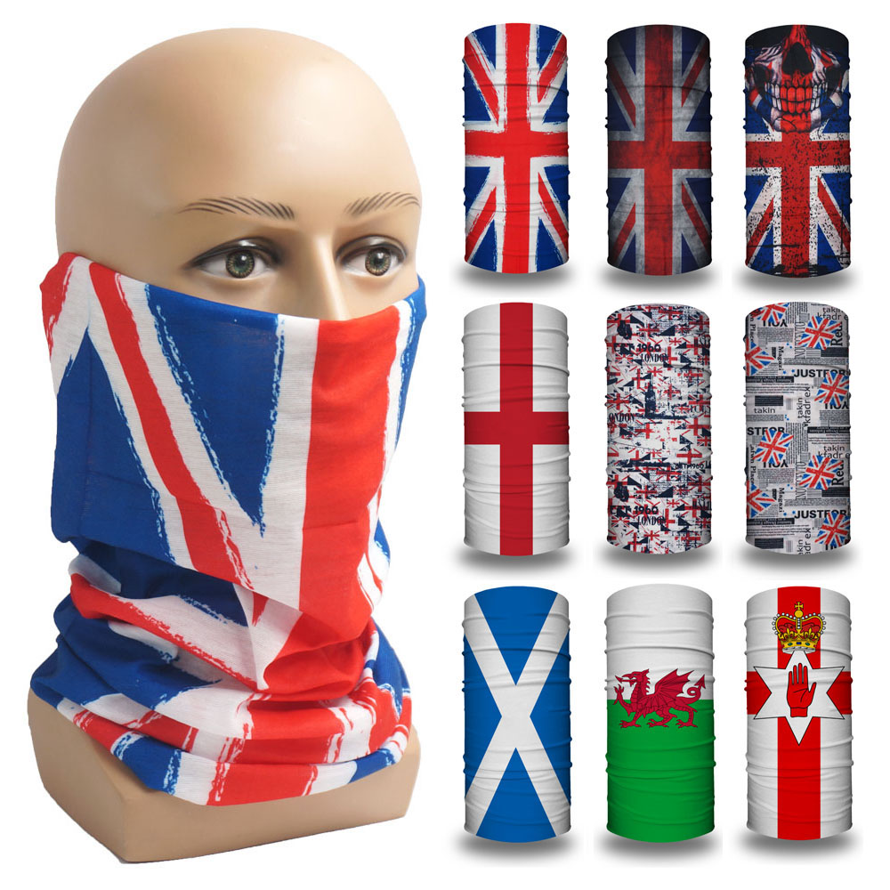 Motorcycle Gear Uk - Reino unido/grande-bretanha/englaterra/escócia/irândia bandeiras nacionais bandana lenço