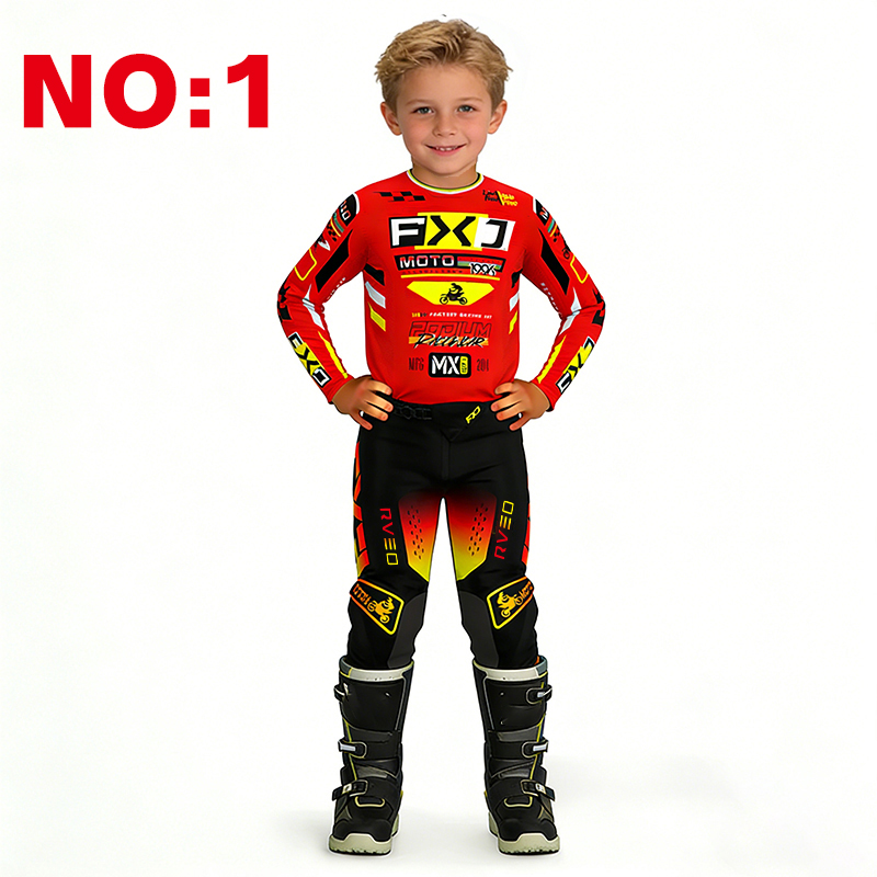 Conjunto de motocross infantil - Motorcycle Gear For Kids avaliação e preço
