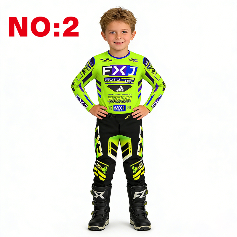 Conjunto de motocross infantil - Motorcycle Gear For Kids avaliação e preço