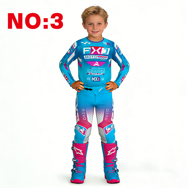 Conjunto de motocross infantil - Motorcycle Gear For Kids avaliação e preço