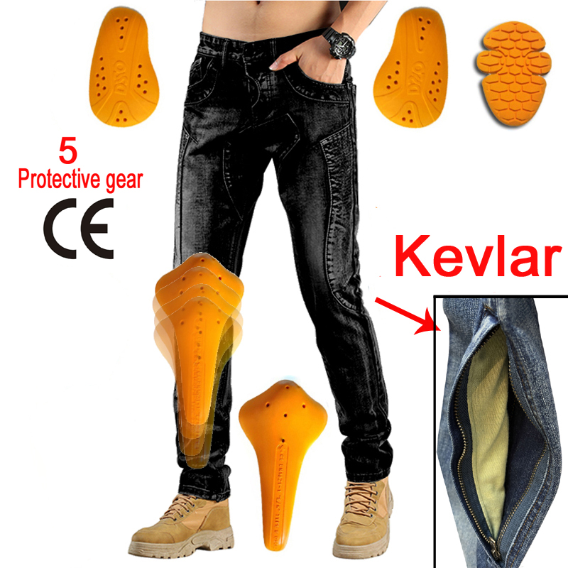 Kevlar motocicleta jeans corei - Motorcycle Gear Japan avaliação e preço