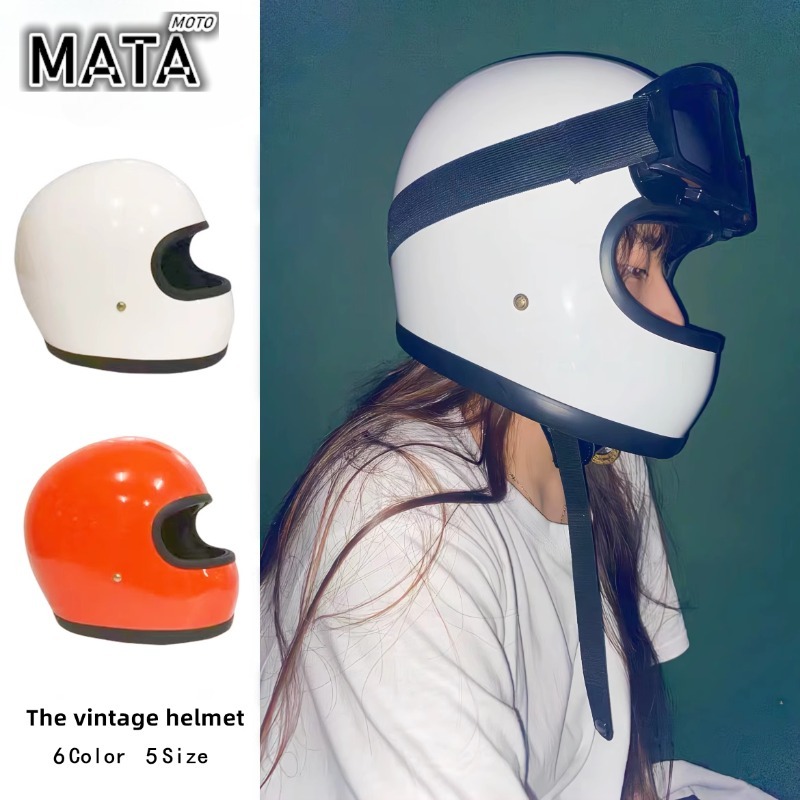 Capacete de motocicleta vintag - Motorcycle Gear Japan avaliação e preço