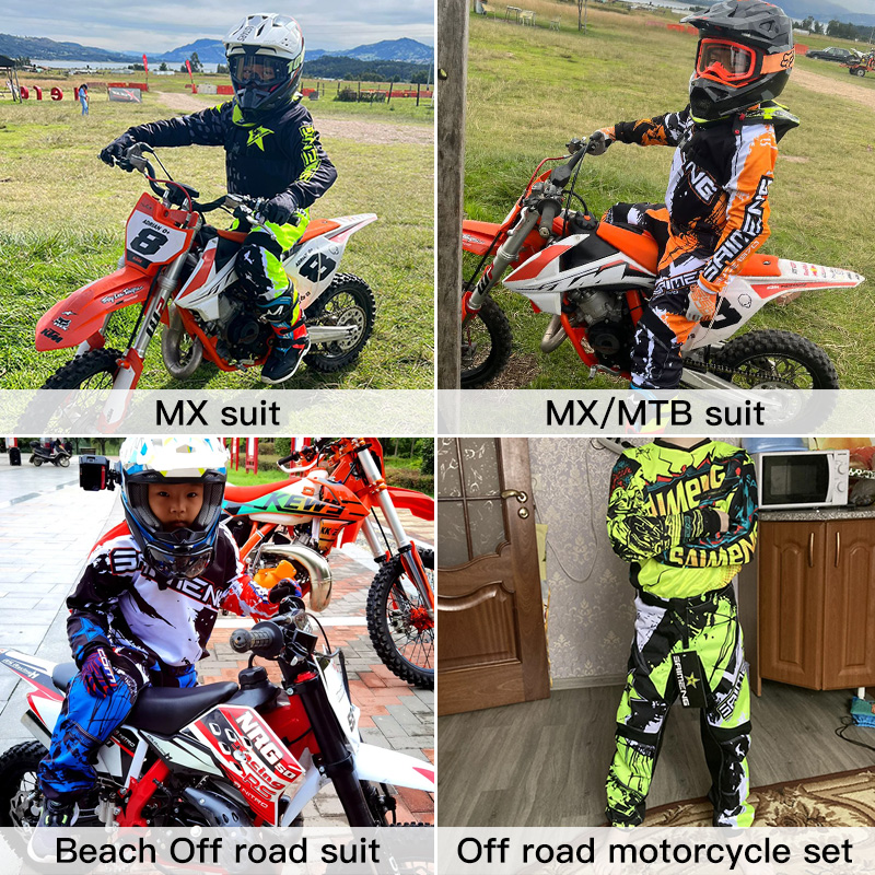 Conjunto de Motocross Infantil - Motorcycle Gear For Kids avaliação e preço